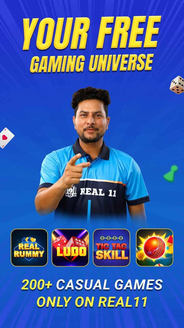 Casual games promo from the Real11 site.