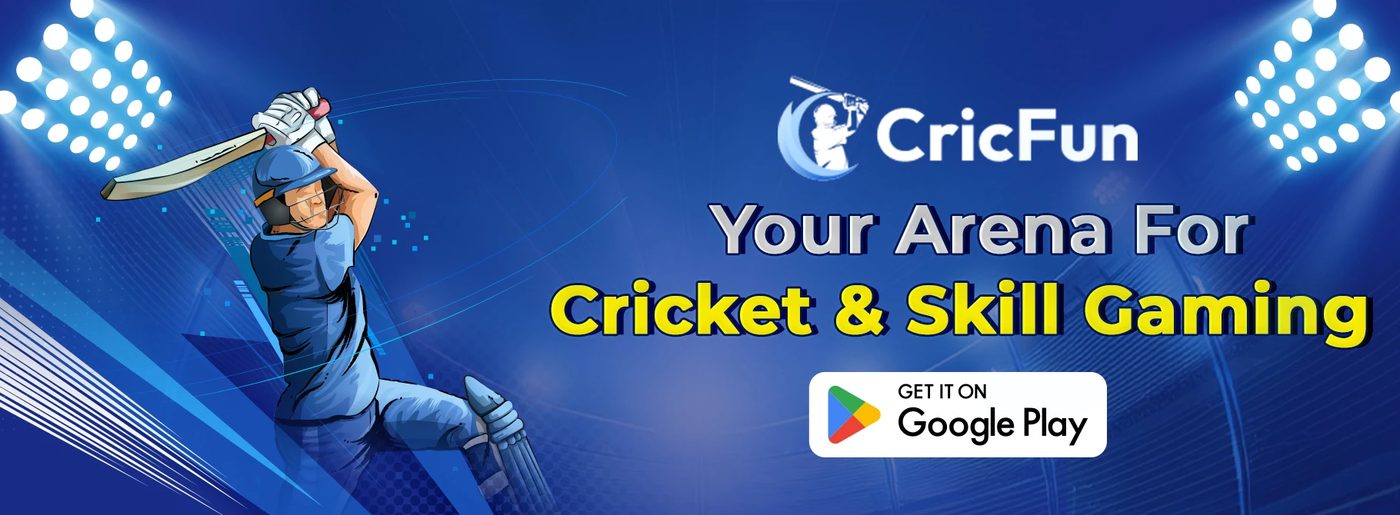 Cricfun banner from the Real11 site.